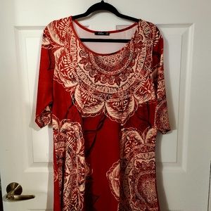 Slinky tunic top